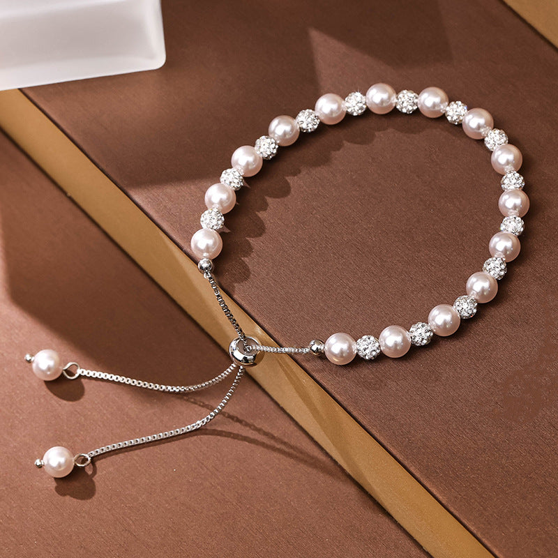 Manta Rose Pearl Bracelet and Necklace Set