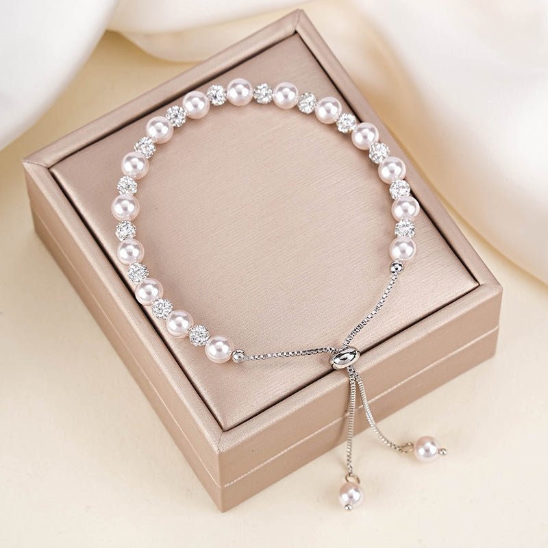 Manta Rose Pearl Bracelet and Necklace Set