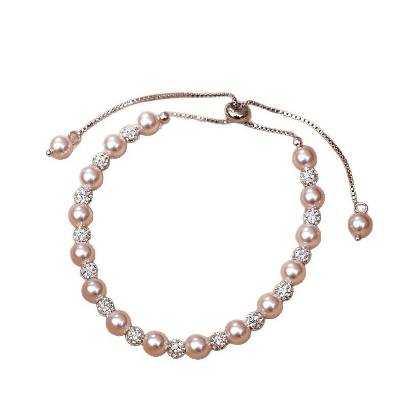 Manta Rose Pearl Bracelet and Necklace Set