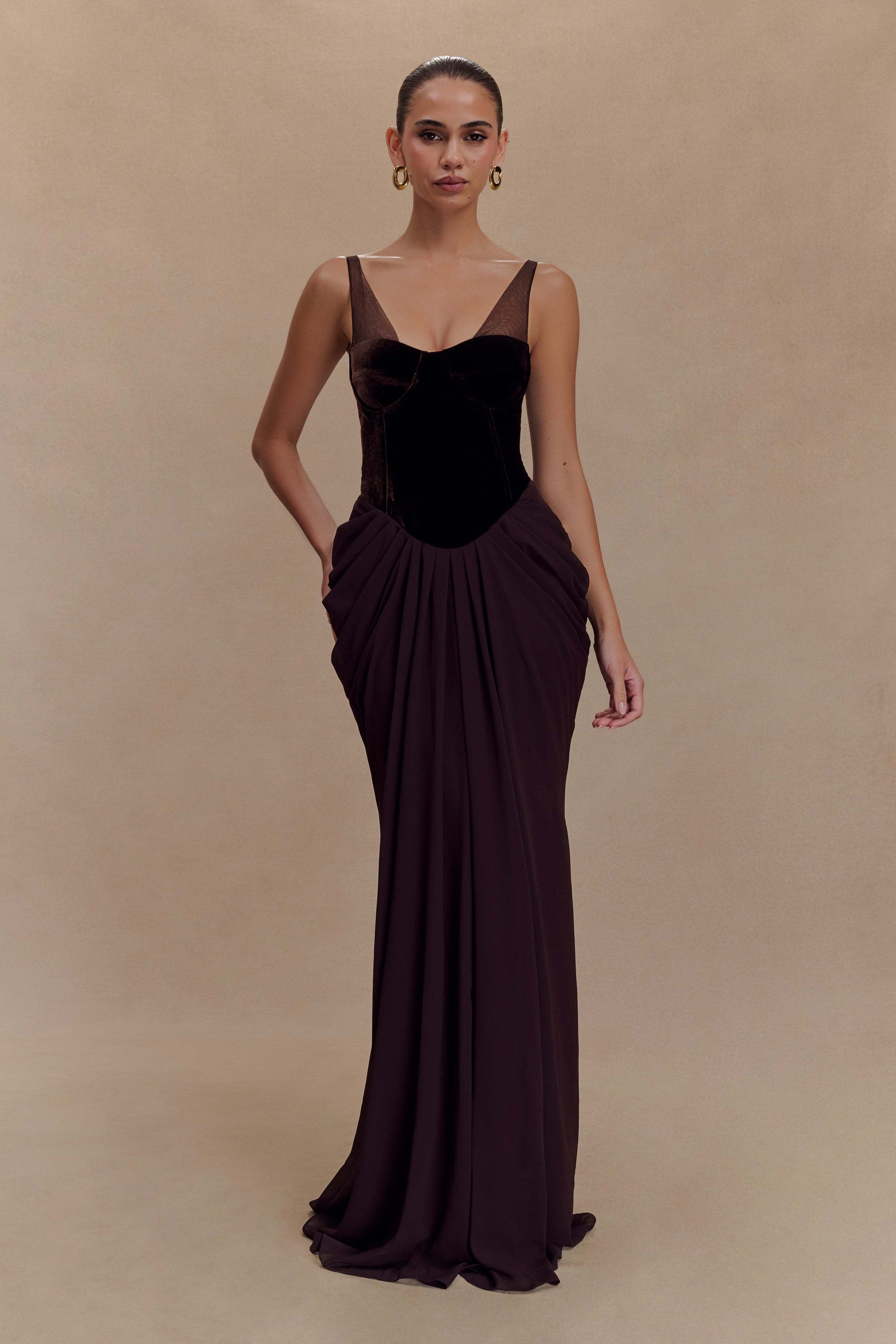 Sexy halter backless slim evening dress