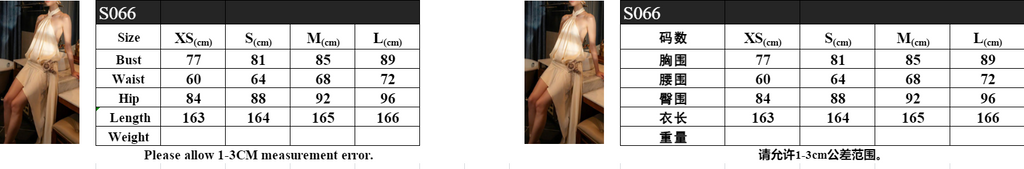 Sexy slim-fit glossy halter dress with back ties