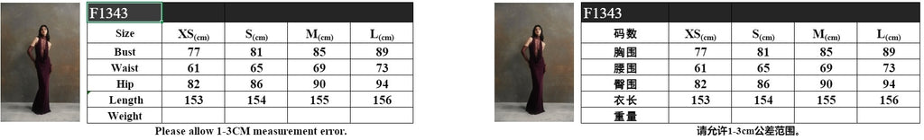 Black Deep V-neck lace long-sleeved see-through tight-fitting slit maxi dress