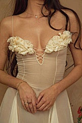 French-style sexy sundress for beach vacation